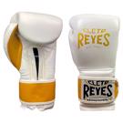 Cleto Reyes Velcro Sparring  boxing gloves –white/gold